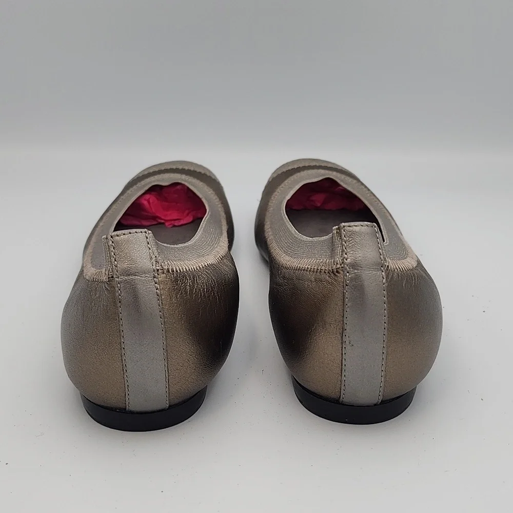 STUART WEITZMAN Metallic Ballet Flats, Size 7 - Picture 4 of 7